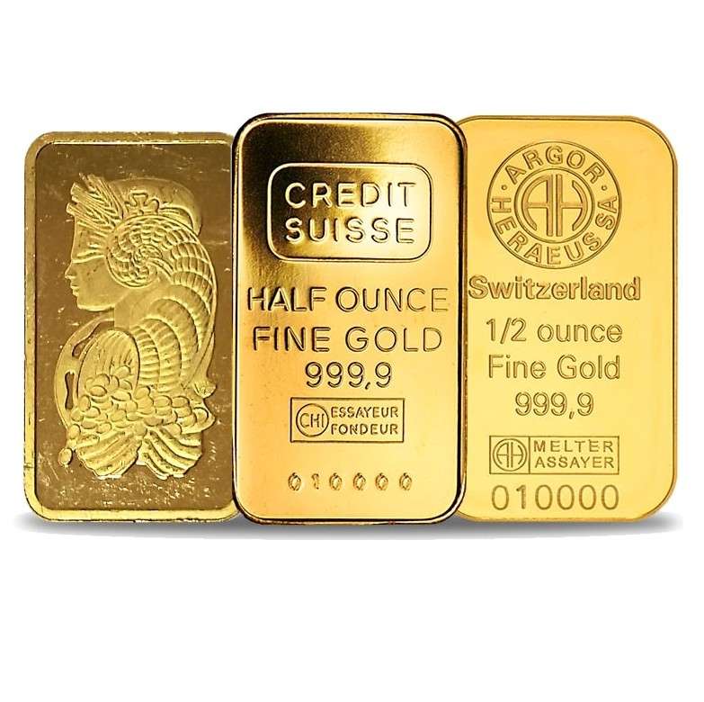 1/2 Oz Gold Bar (Type Varies)